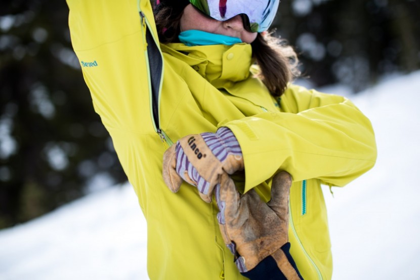 patagonia untracked for women - the untracked's pit-zips are the longest and most ventilating of the...