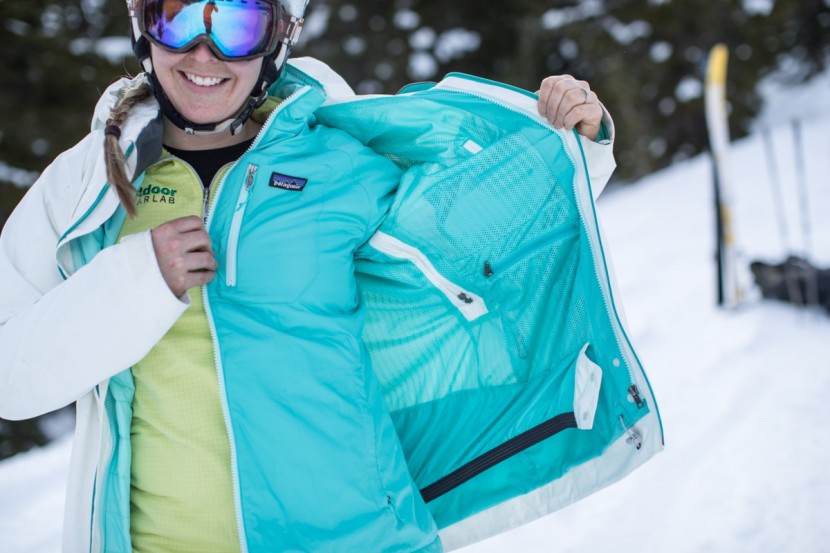 patagonia 3-in-1 snowbelle - to access to all the snowbelle's ski features in the shell you'll...