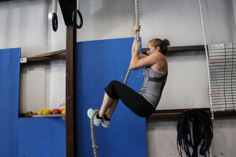 reebok crossfit speed tr - rope climbs were no problem for the speed tr shoes.