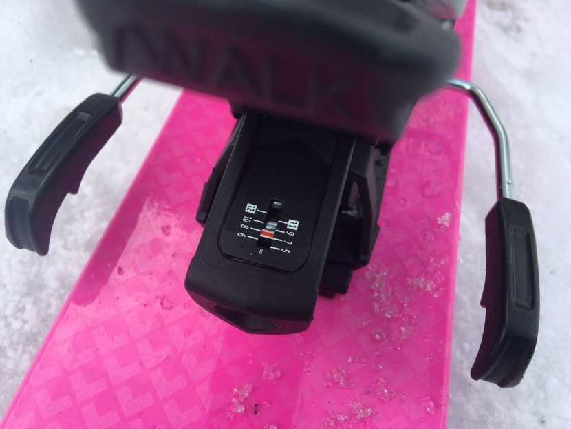 fritschi tecton 12 - the heel din adjustment. this is truly a din certified binding. what...