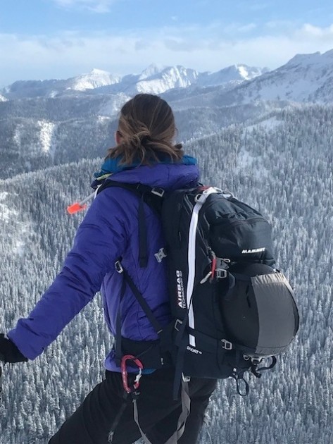 mammut ride short removable 3.0 - we were glad this model came with a helmet sling, and it worked...