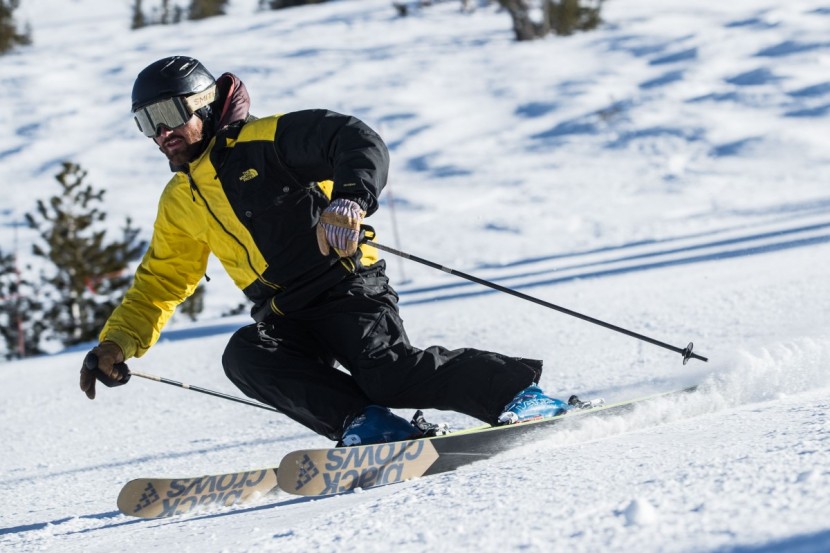 black crows daemon - railing turns is so fun on the daemons! this ski is fully rockered...