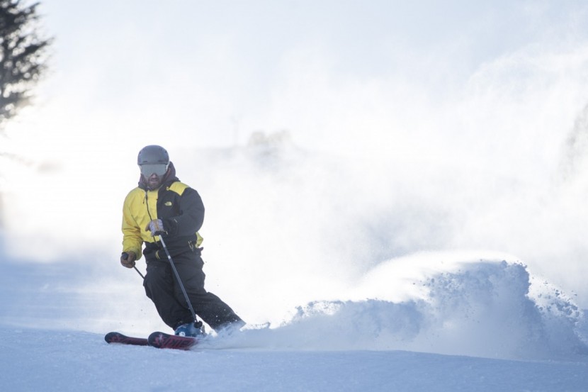 volkl mantra - carving up a storm on the mantras