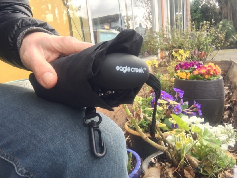 eagle creek rain away travel - the rain away travel umbrella excels at being small and lightweight.