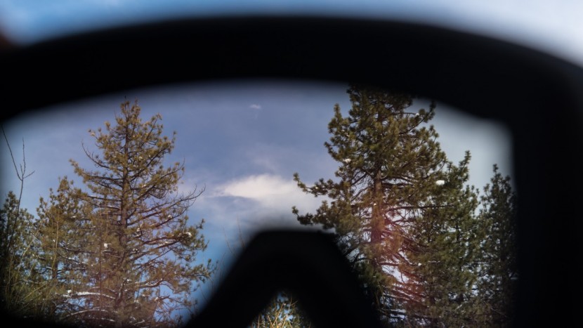 zeal optics nomad - view through the phoenix mirror lens on a mostly sunny day.
