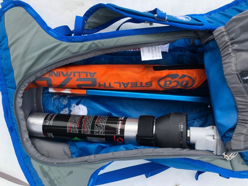 mammut ultralight removable 3.0 - showing the inside of the ultralight removable as seen through its...