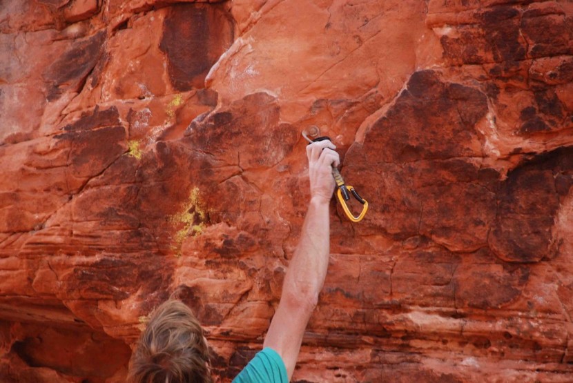 black diamond positron quickdraw - we liked the way these handled. the wider, stiffer sling makes...