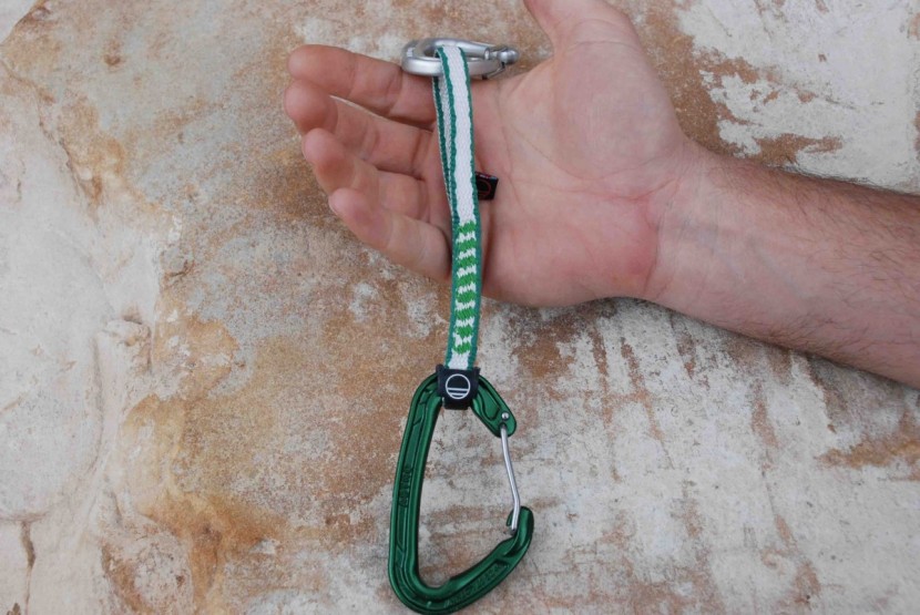 wild country astro quickdraw - the astro in an average-sized men's hand. good luck grabbing this...