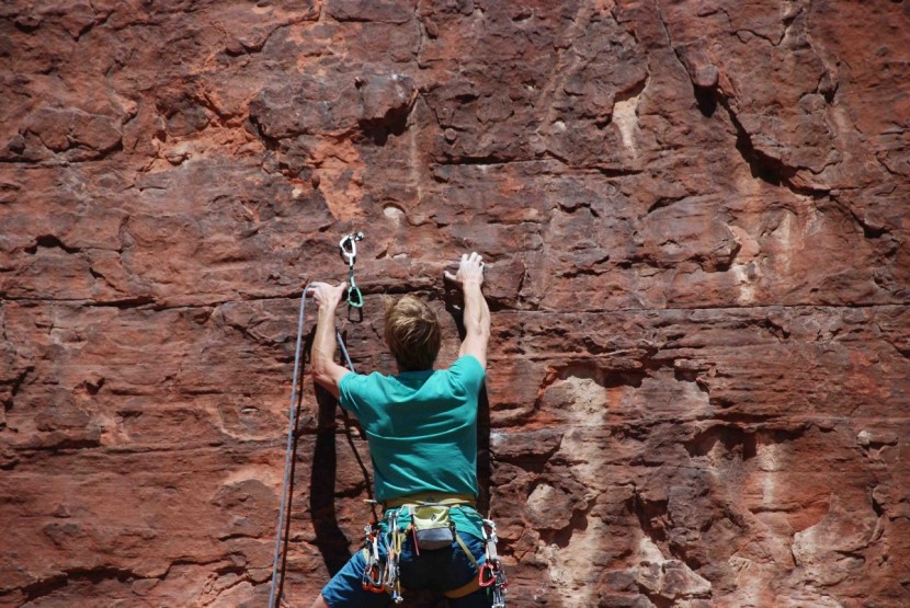 wild country astro quickdraw - going for the clip with the astro. these lightweight draws are great...