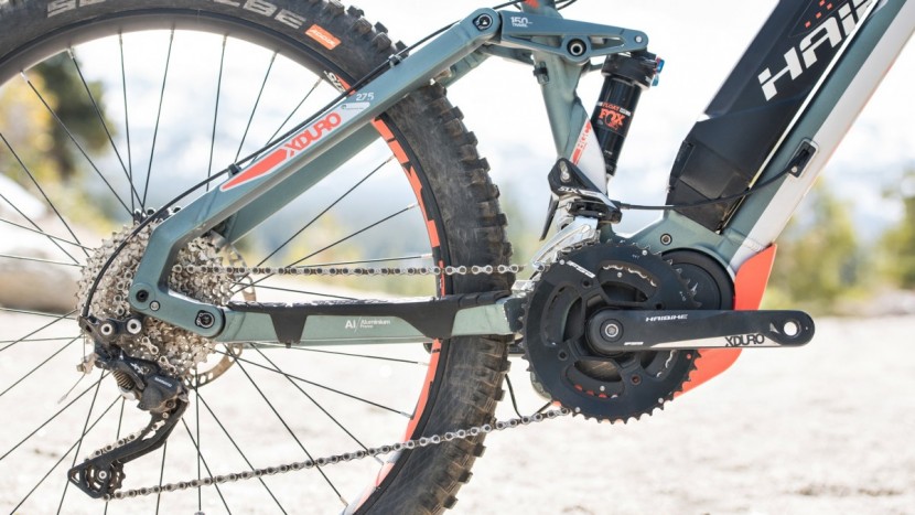 haibike xduro allmtn 8.0 2018 - front derailleurs are a rarity these days, and our testers...