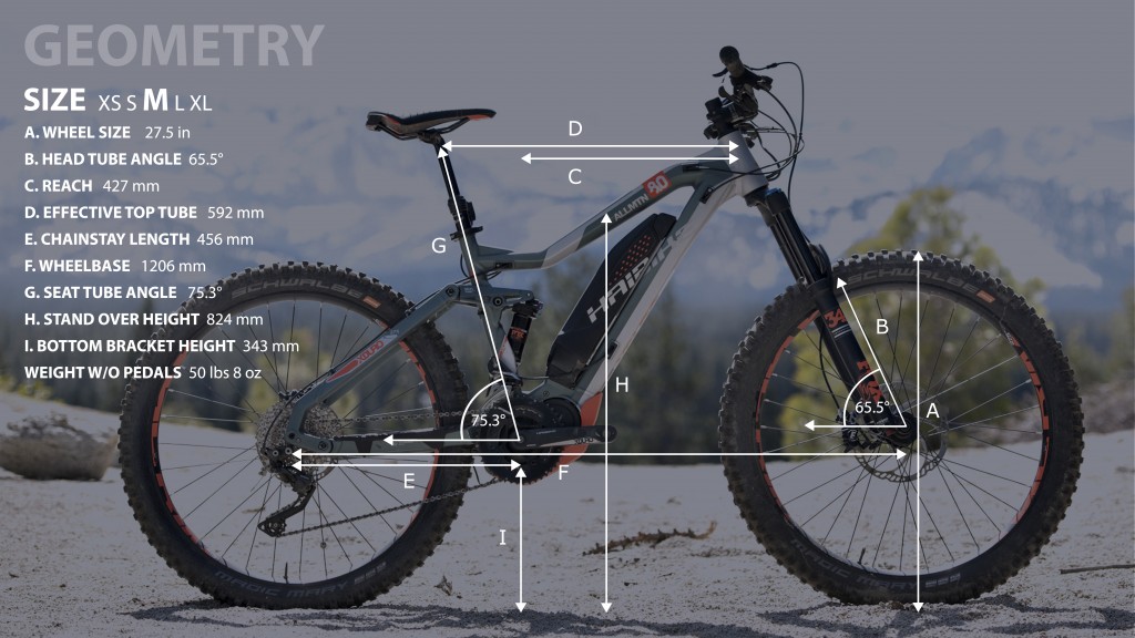 haibike xduro allmtn 8.0 2018 - the haibike has a winning combination of geometry numbers that don't...
