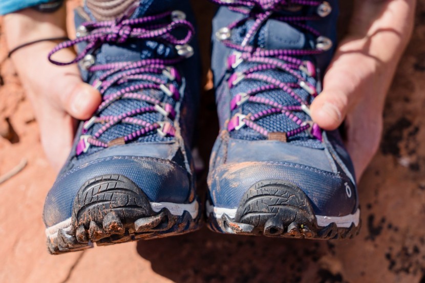 oboz sapphire mid waterproof for women - the reinforced rubber toe caps on the oboz sapphire make them...