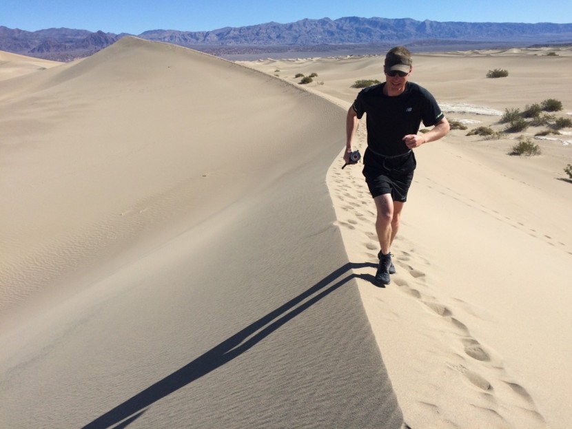 stance appalachian qtr - running on the sand dunes in death valley national park, we came to...