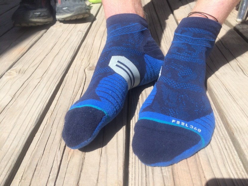 stance appalachian qtr - these socks fit awesome! visible in this photo is the band of...