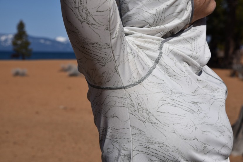 patagonia sunshade hoody for women - though it has flat seams, they're still located under the arm which...