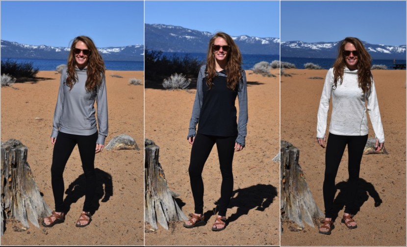 patagonia sunshade hoody for women - the sunshade (far right) compared to some of the other hooded sun...
