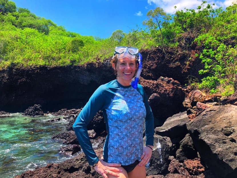 prana charline sun top - though meant for the beach, we felt the prana charline worked better...