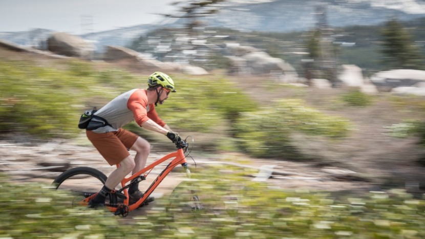 kona process 134 se 2018 - the process 134 se was most at home going fast downhill.