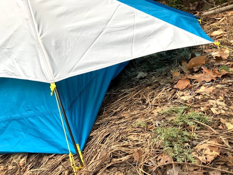 sierra designs summer moon - there is a huge space between the fly and the ground that enables...