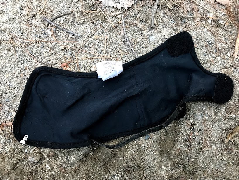 outdoor research overdrive wrap - the interior of this gaiter (and our footwear) stayed debris-free...