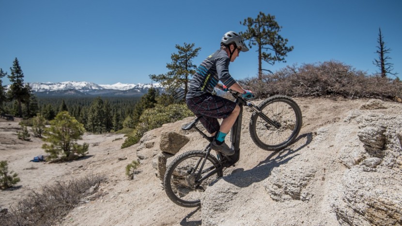 trek powerfly 7 fs plus - keep your momentum and the powerfly can get up steep and loose...