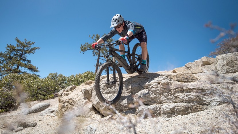 trek powerfly 7 fs plus - the powerfly 7 fs was definitely still fun to ride downhill, but it...