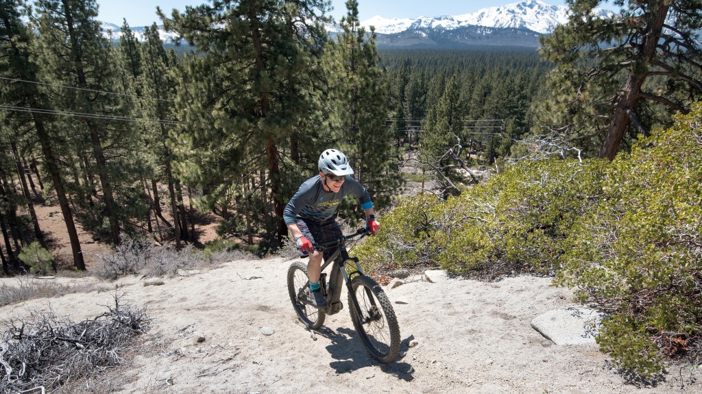 trek powerfly 7 fs plus - pick a line and power up it, the powerfly could scramble up some...