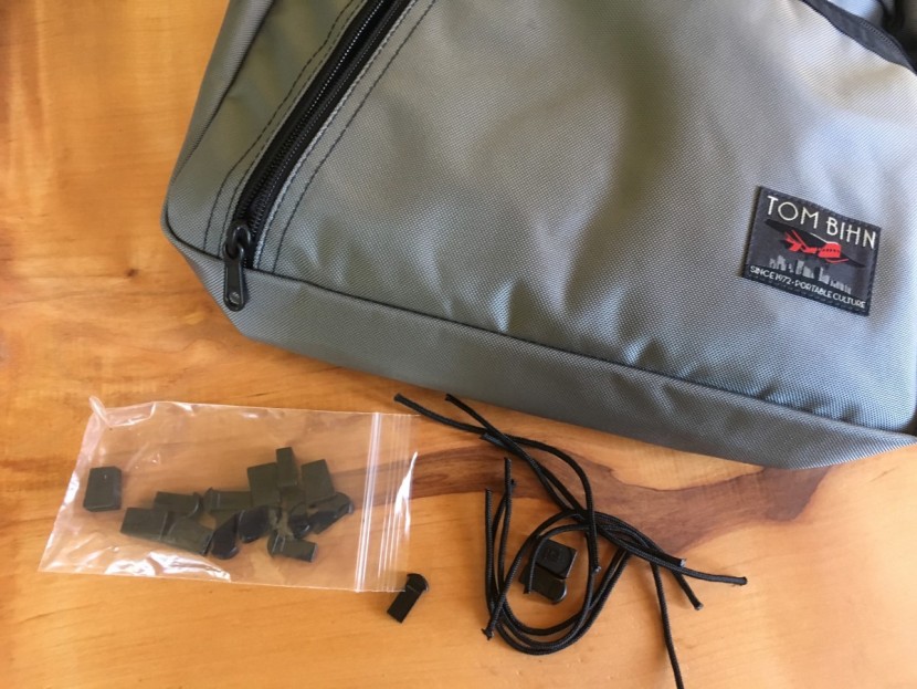 tom bihn daylight briefcase - tom bihn includes several zipper pulls if you want to attach them...