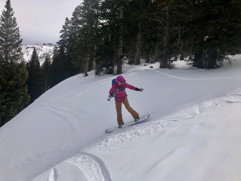 patagonia hyper puff hoody for women - take it skiing or wear it around town. we just wouldn't recommend it...