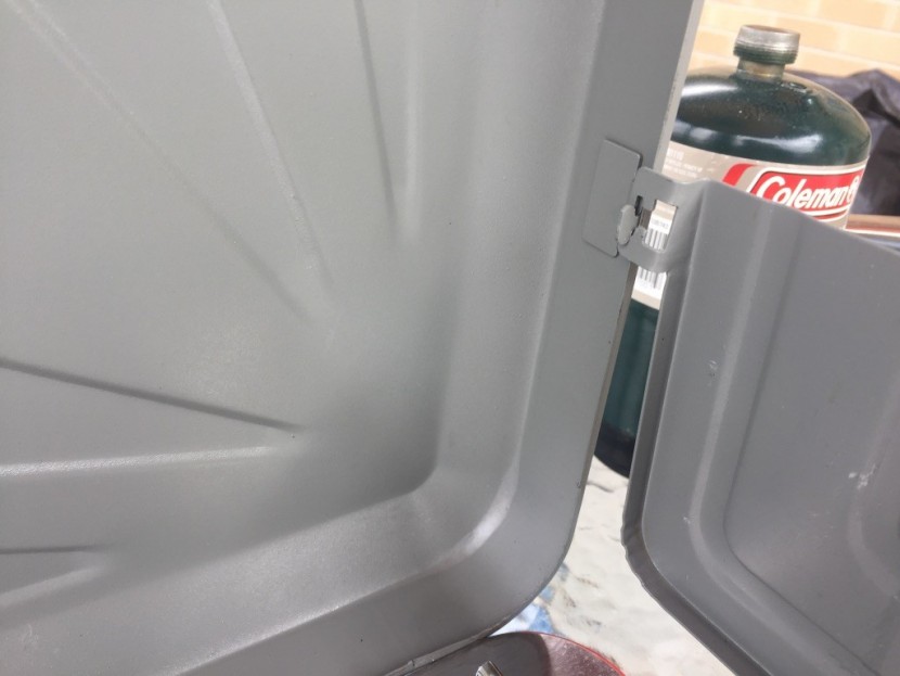 camp chef teton two-burner - clip in the windscreens and attach your fuel canister and you're...