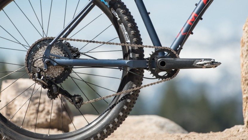 marin pine mountain 1 2018 - the shimano slx drivetrain was reliable and crisp.