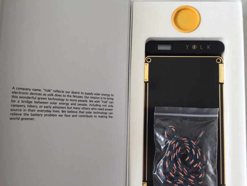 yolk solar paper + pouch - the packaging is half the fun and a large part of the initial...
