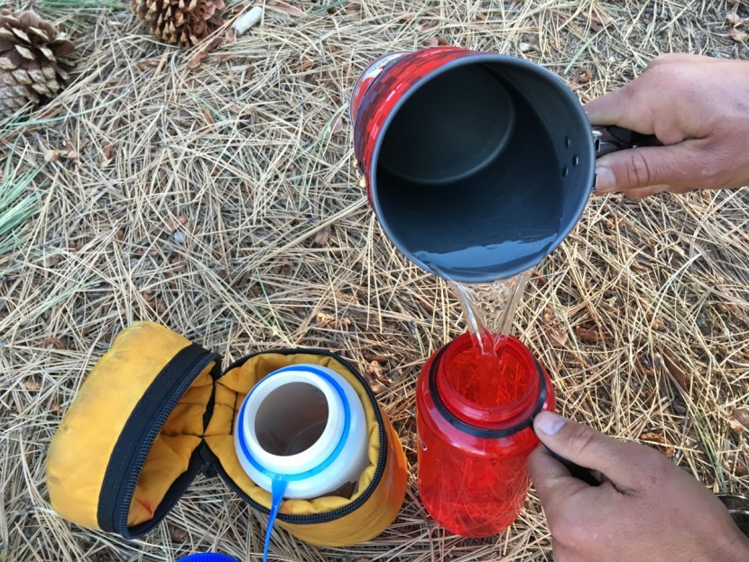 camp chef stryker multi-fuel - the large volume of the stryker pot adds some weight but is nice for...