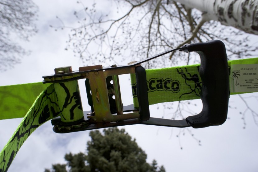 macaco classic line - the soft rubber grip of both the handle and the release lever of the...