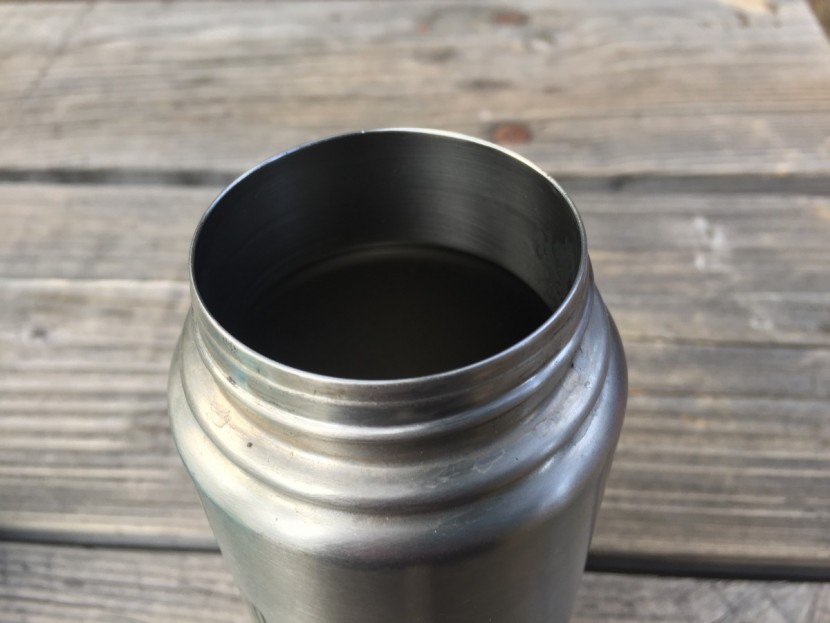 klean kanteen insulated wide - the sharp edge of the water bottle can be tough on the lips...
