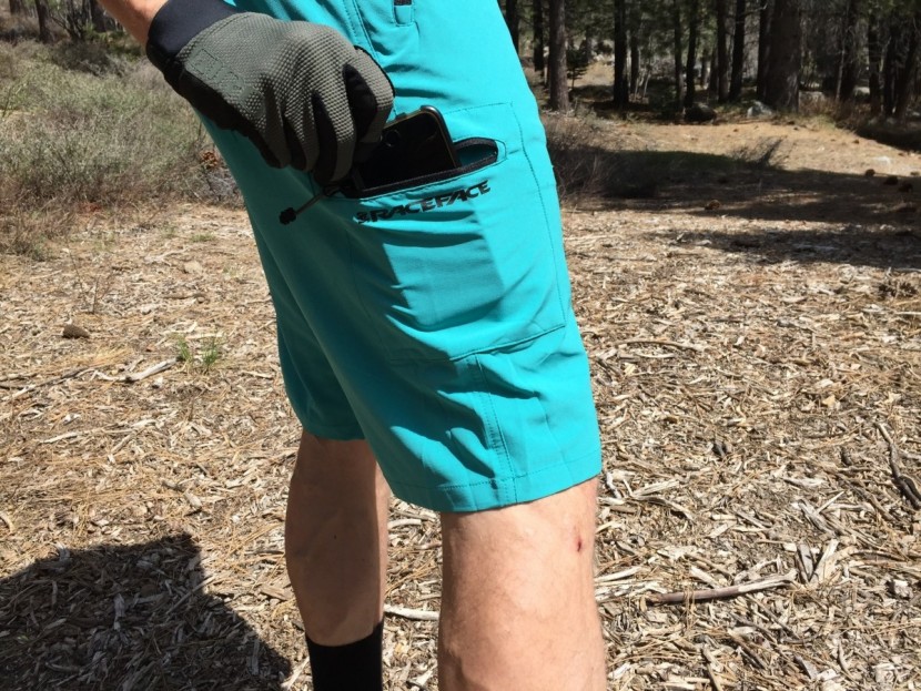 race face trigger - the cargo pocket on the trigger shorts is big enough for an iphone 6...