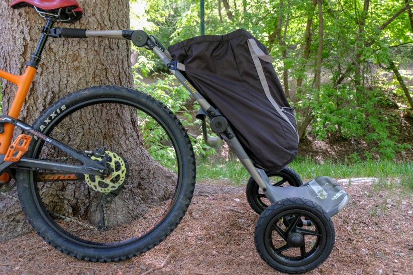 bike cargo trailer - the burley travoy tote bag in the high configuration. this allows...