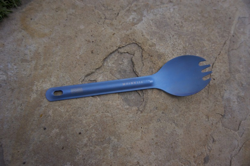 vargo titanium ulv - it's a bit on the expensive side for a utensil, but its durability...