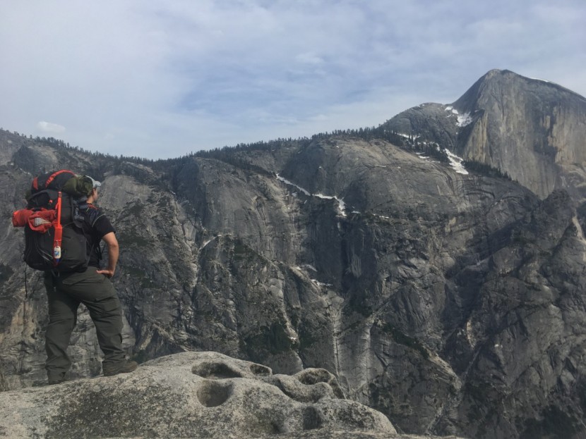 osprey exos 48 - taking in the view with the osprey exos on a trip into the yosemite...