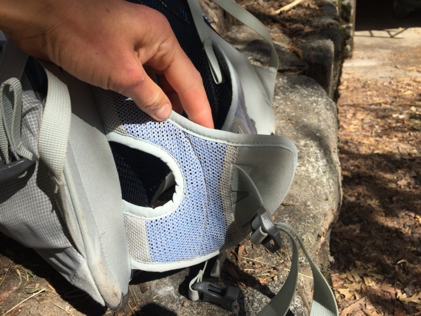 osprey levity 45 - the levity lacks padding in the hip belt, but it still manages to...