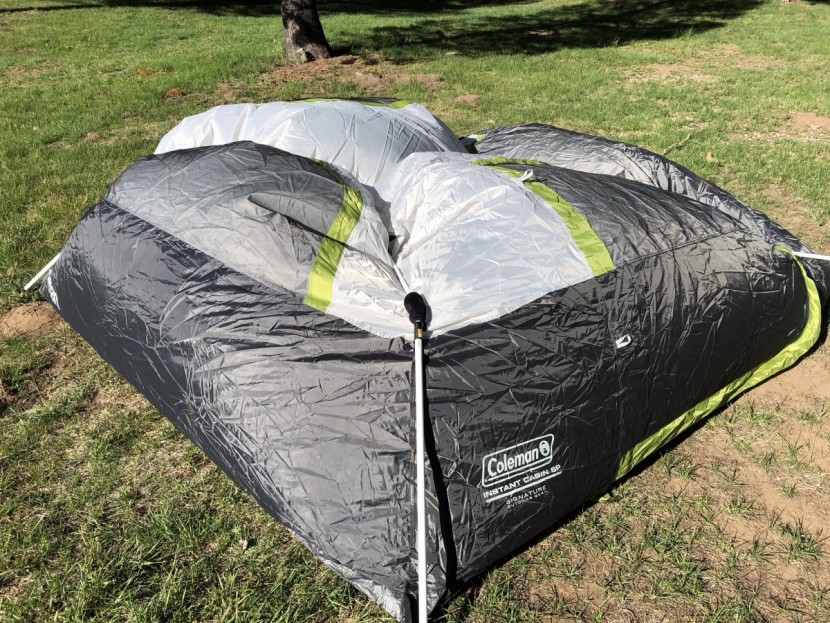 coleman instant tent 6 - dropping the instant tent 6 is just as easy as putting it up. you...
