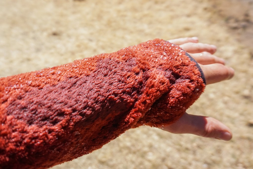 rei co-op flowcore - this jacket provides very little water resistance.