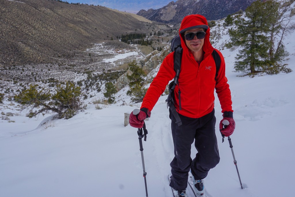 arc'teryx procline hybrid hoody - sometimes you just gotta layer up and make the best of a bad...