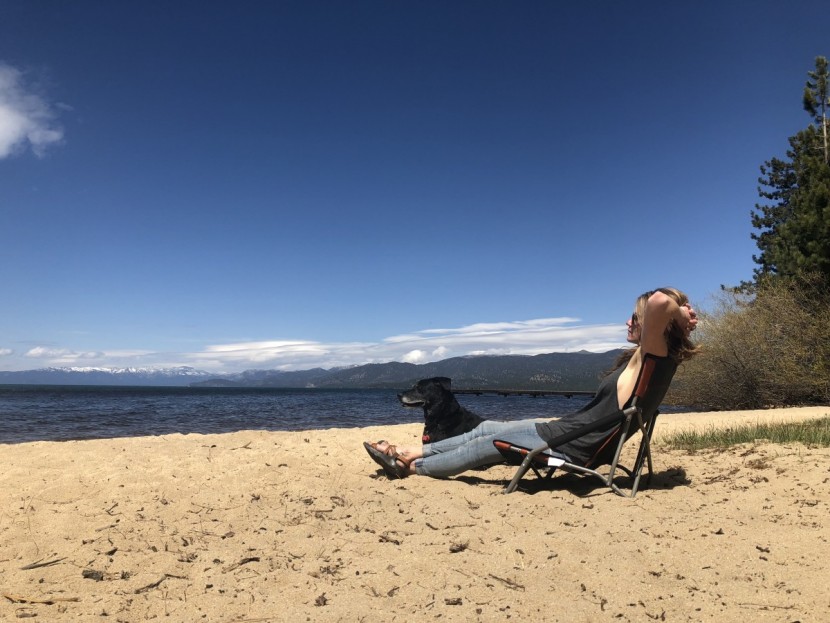 alps mountaineering rendezvous - another hard day at work.