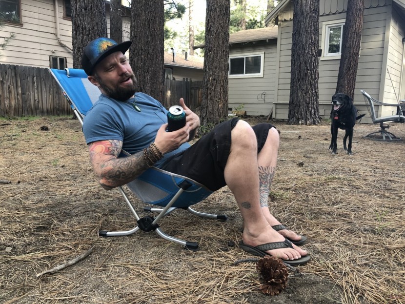 helinox beach chair - enjoy the beach chair on the beach or in the backyard.