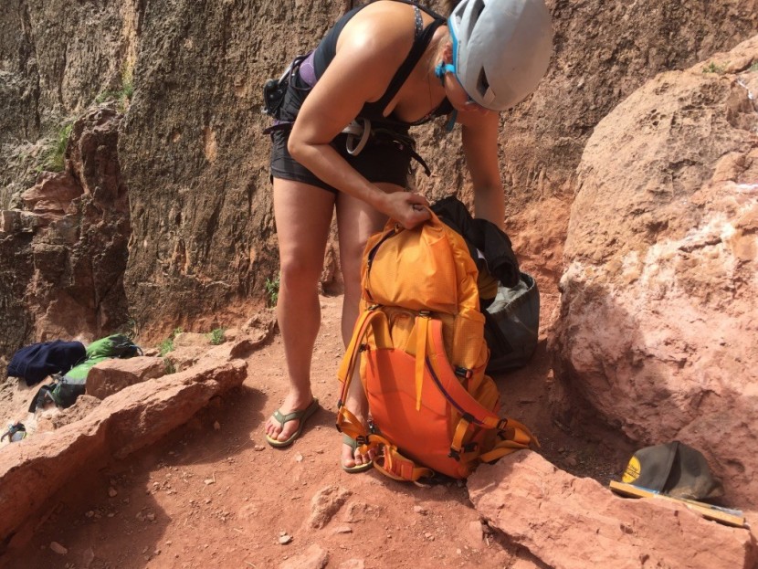 the north face base camp lite - we were happy to have the base camp lite to slip into after a hard...