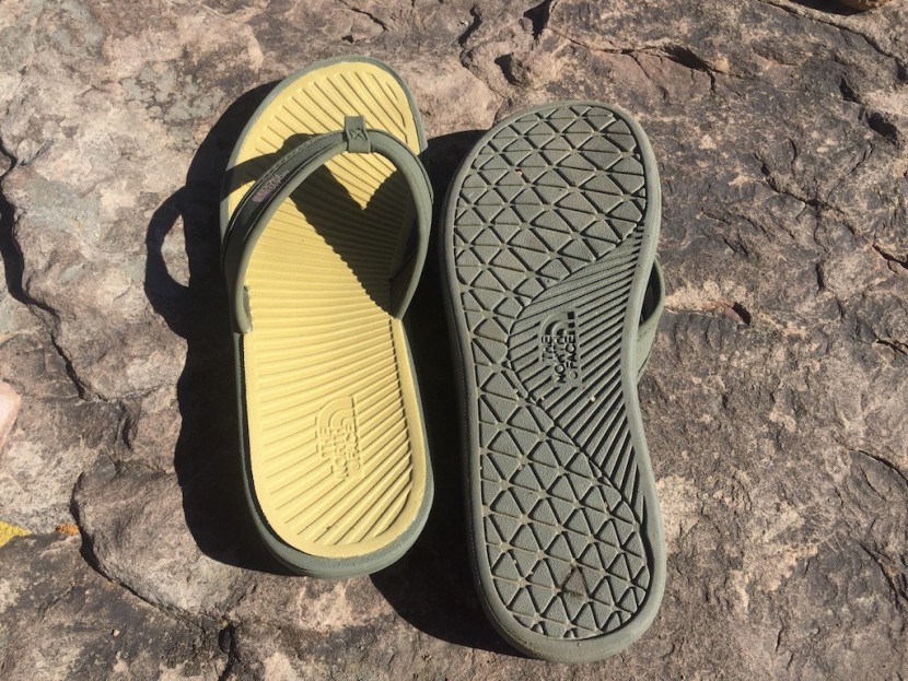 the north face base camp lite - the base camp lite had excellent traction for a simple flip flop -...