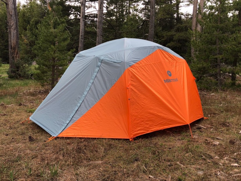 marmot limestone 6 - the limestone 6p hunkered down for the night.