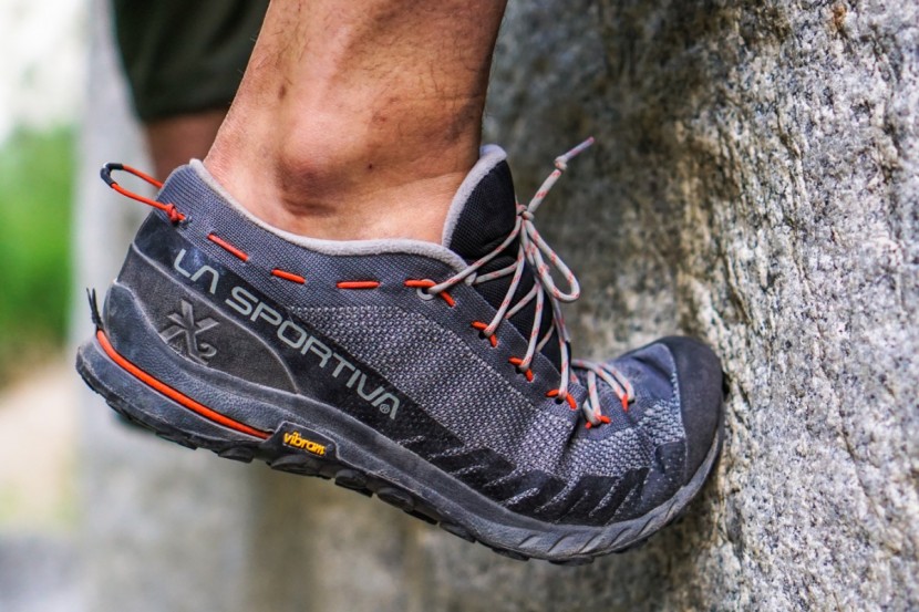 la sportiva tx2 - the smooth "climbing zone" on the toe of this shoe is great for...