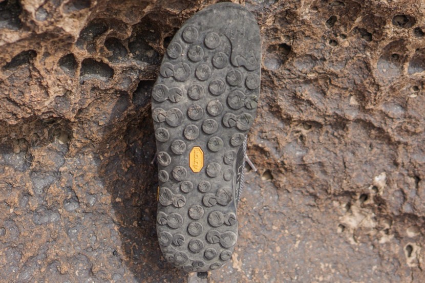 la sportiva tx2 - the tread pattern works well for dirt, mud and talus, and is very...
